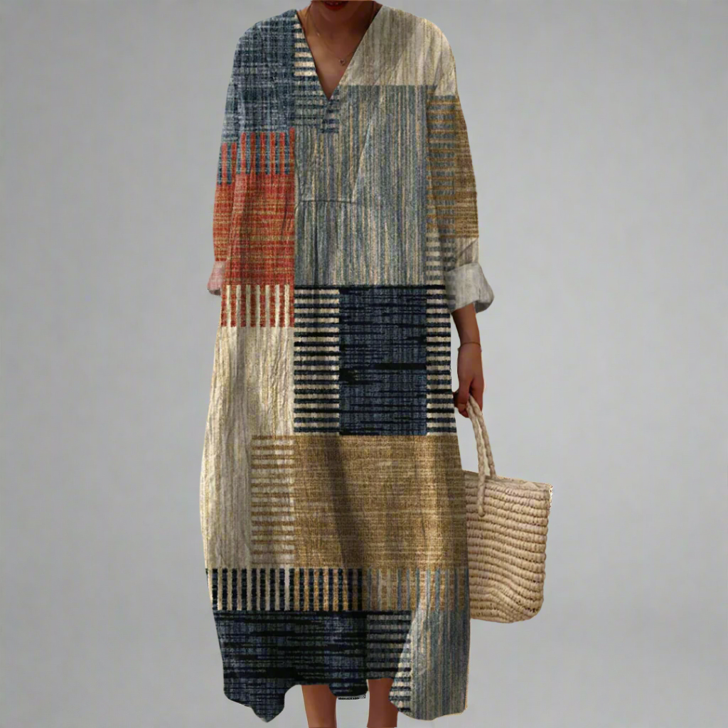 Megan | Earthy Maxi Dress