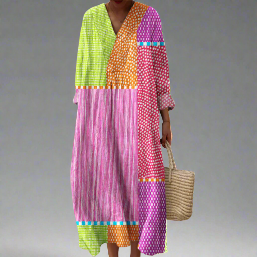 Hannah | Colorful Maxi Dress