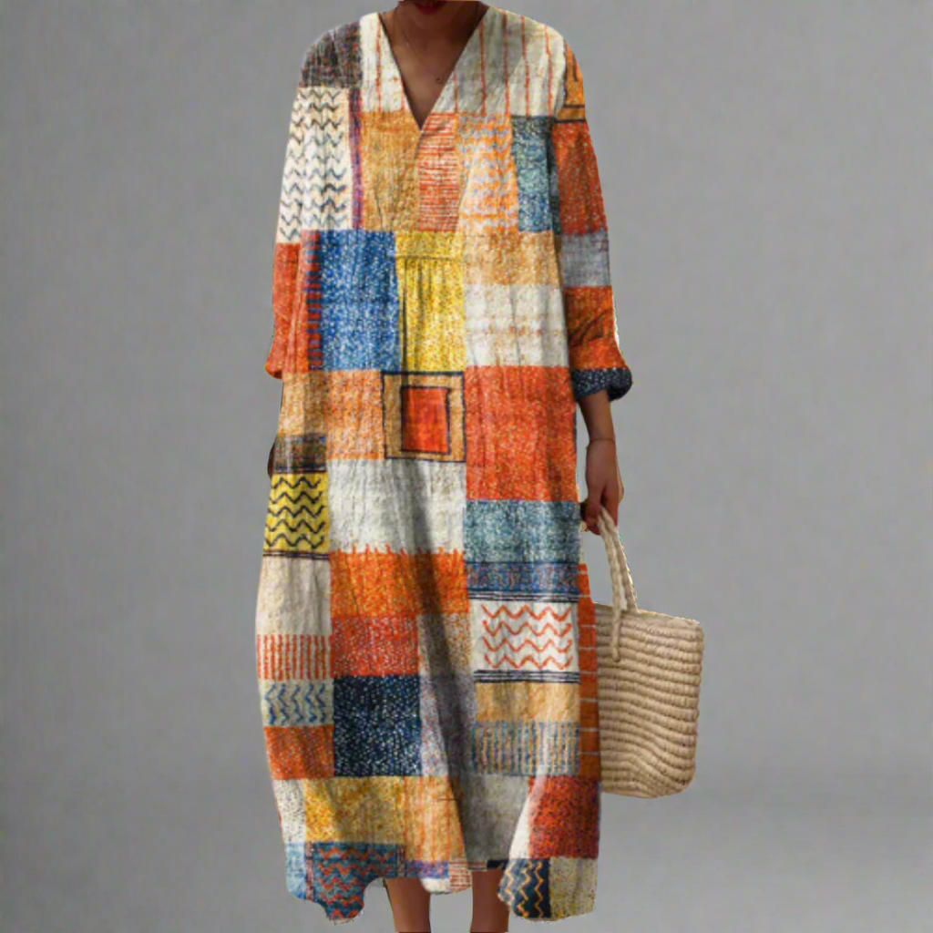 Lila | Colorful Maxi Dress