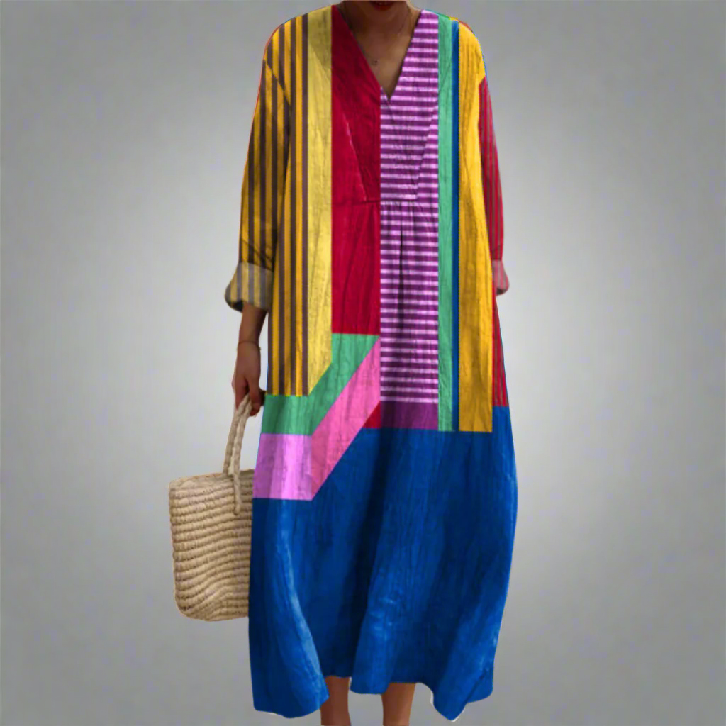 Samantha | Vibrant Maxi Dress