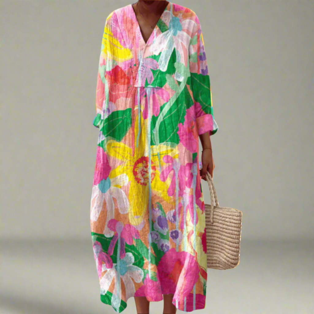 Lila | Floral Maxi Dress