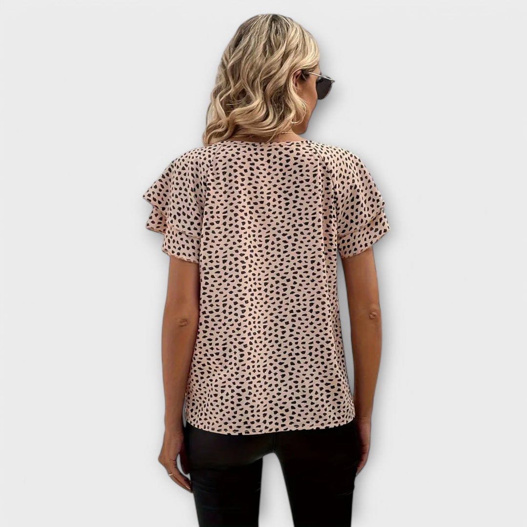 Sophie | Vibrant Ruffle Blouse