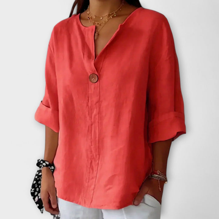 Sophie | Elegant V-Neck Blouse