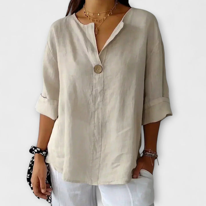 Sophie | Elegant V-Neck Blouse