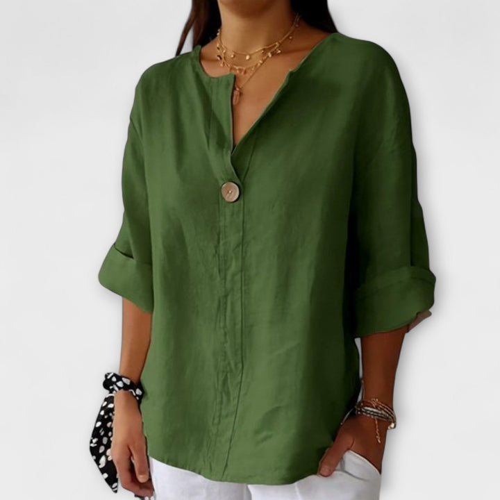Sophie | Elegant V-Neck Blouse