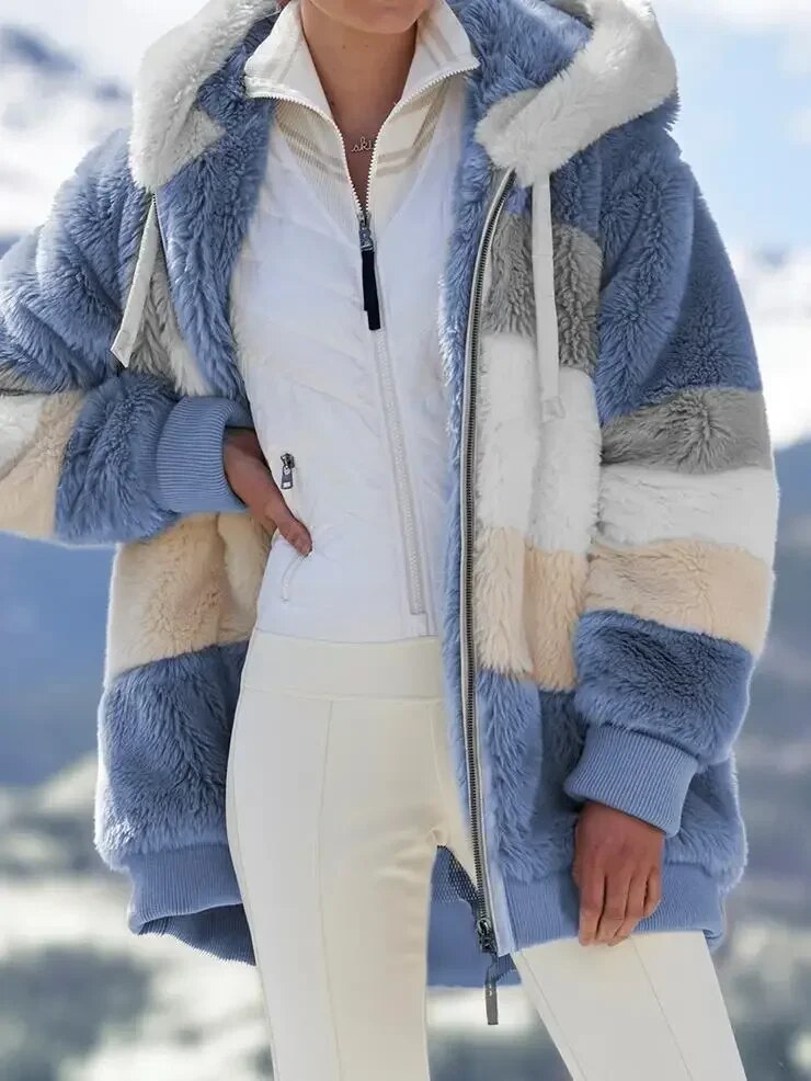 Andrea | Winter Jacket with Hood and Zipper