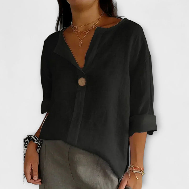 Sophie | Elegant V-Neck Blouse