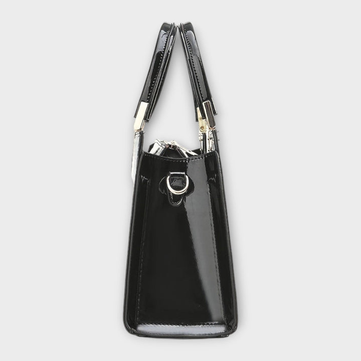 Madison - Glossy Crocodile Pattern Handbag