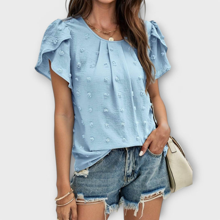 Lily | Elegant Polka Dot Blouse