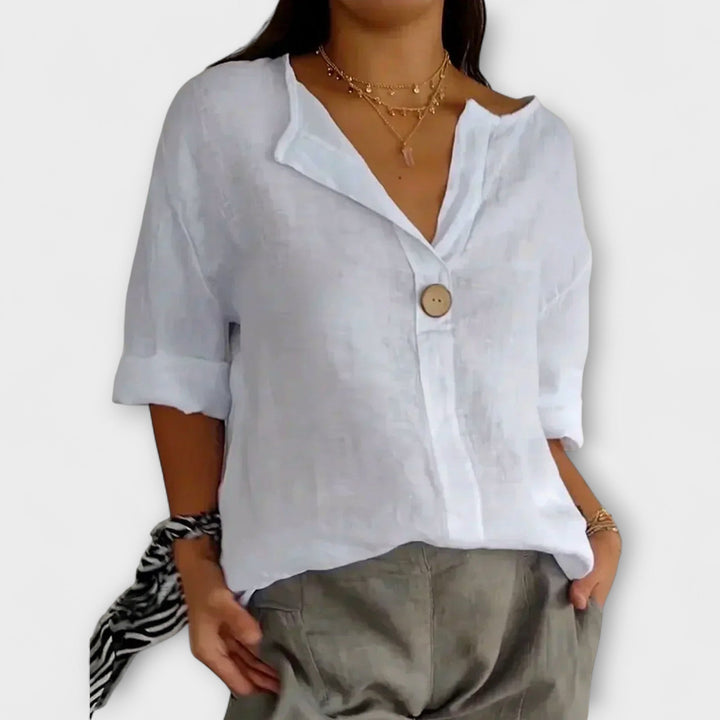 Sophie | Elegant V-Neck Blouse
