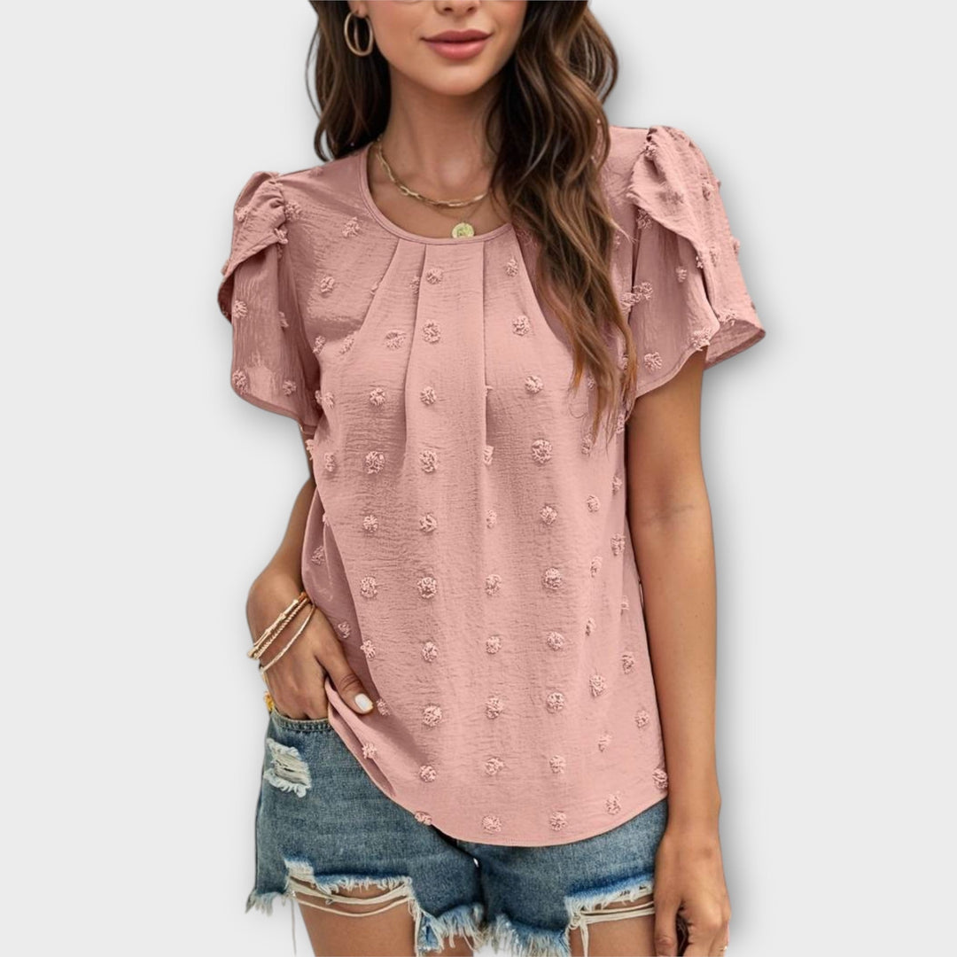 Lily | Elegant Polka Dot Blouse