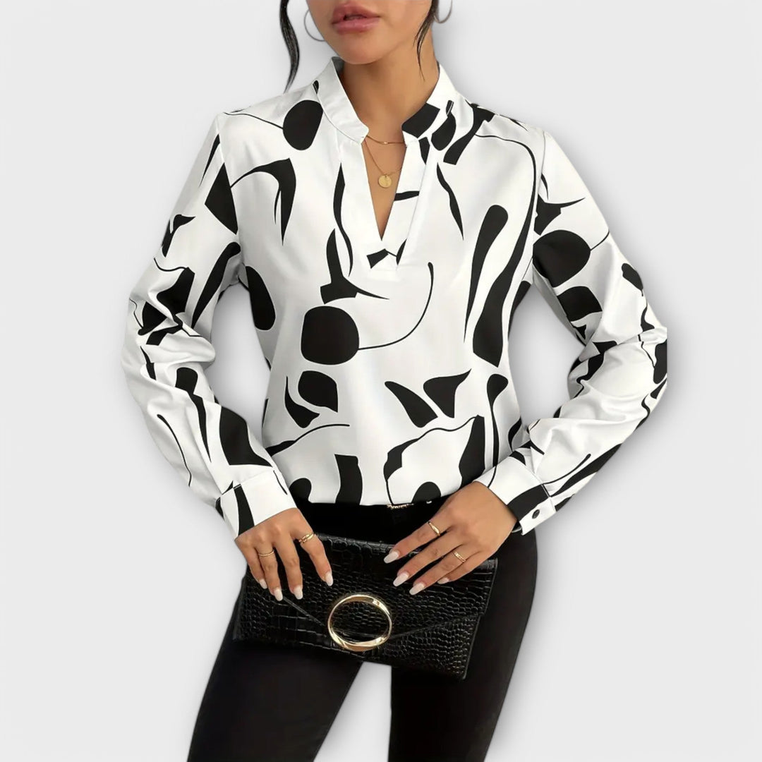 Sophie | Elegant Long-Sleeve Blouse