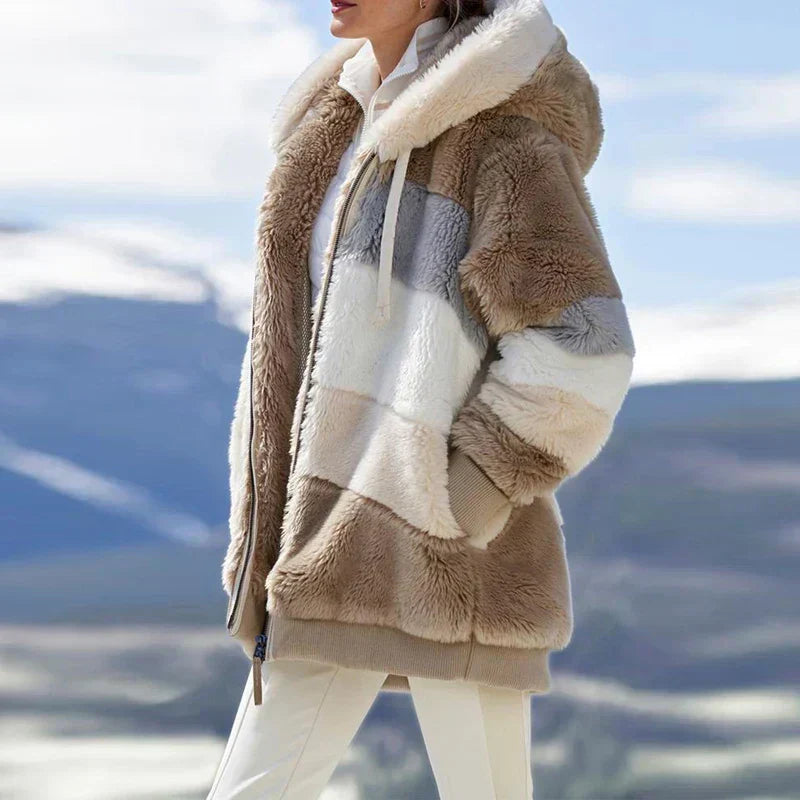 Andrea | Winter Jacket with Hood and Zipper